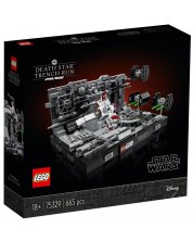 Konstruktor LEGO Star Wars - Diorama leta do okna Death Star (75329) -1